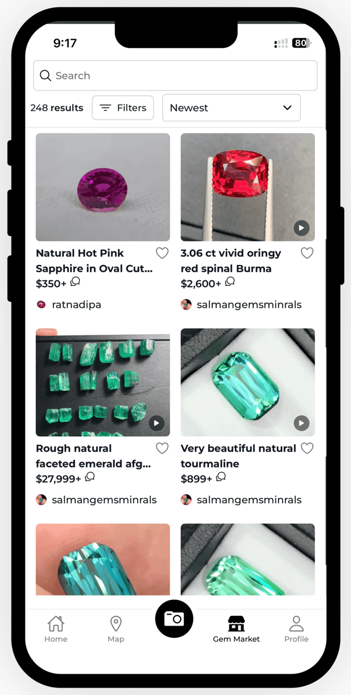 Sell Gemstones Online - Ruby Glint Marketplace